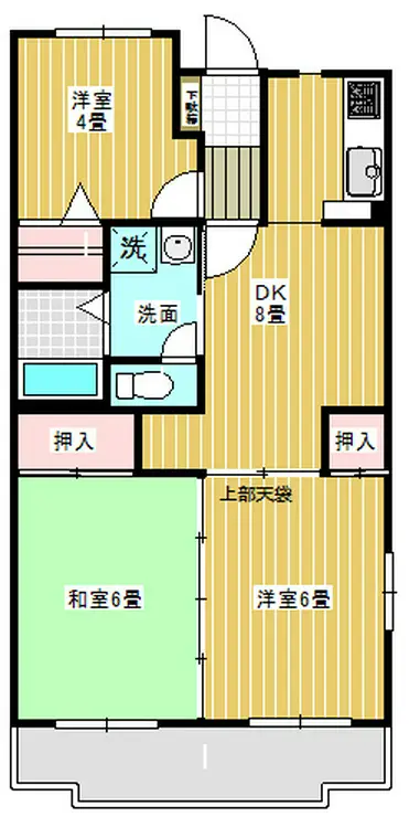 パークハイム 4階階 間取り