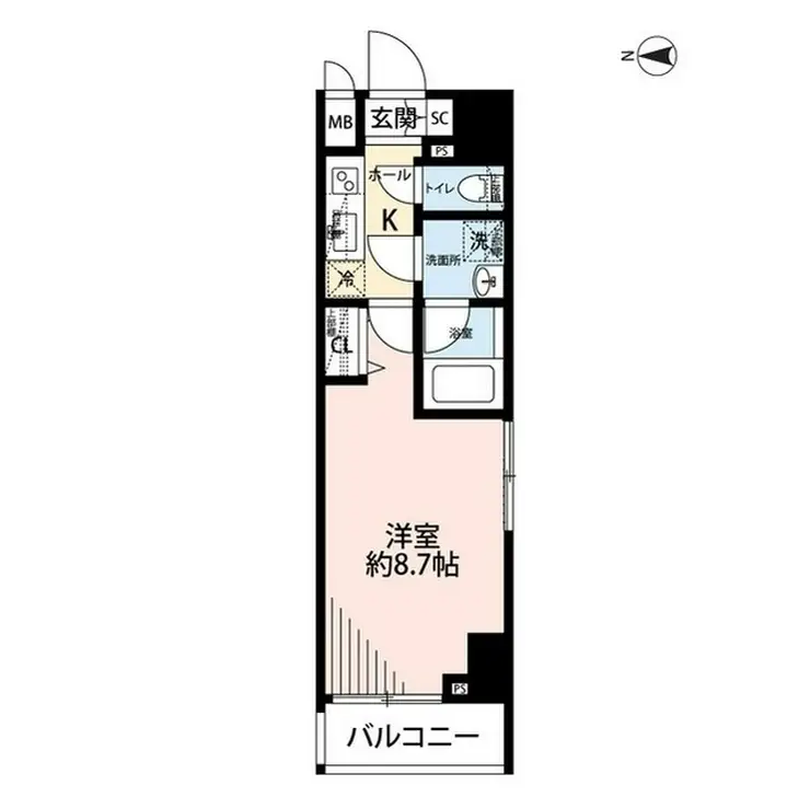 プレール・ドゥーク文京湯島 12階階 間取り