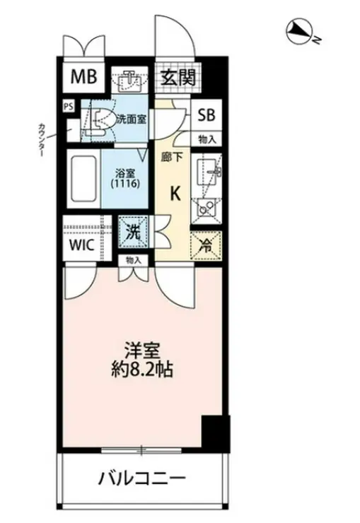 プレール・ドゥーク板橋本町 3階階 間取り