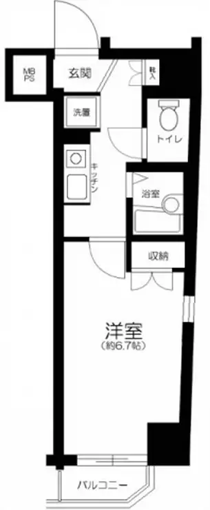 ロイヤルアメニティー白金 3階階 間取り