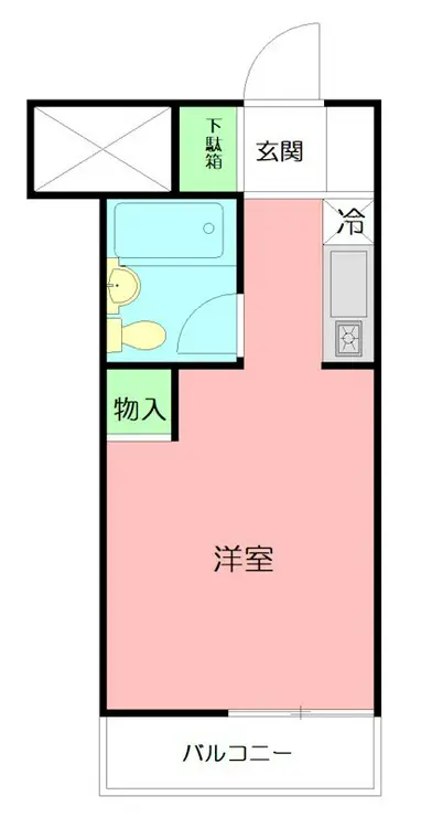 スカイコート戸塚 1階階 間取り