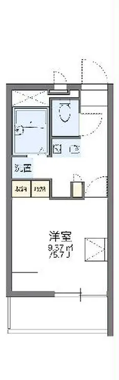レオパレスウィングトダパーク 2階階 間取り