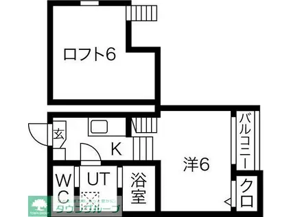 LALA FLAT ATSUTA KIRITOCHOU(1K/1階)の間取り写真