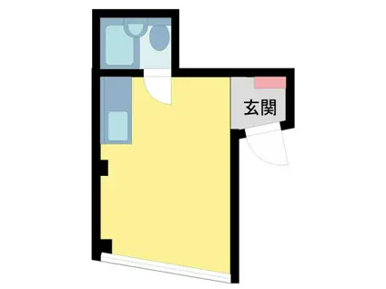 エレガンス今津駅前(ワンルーム/3階)の間取り写真