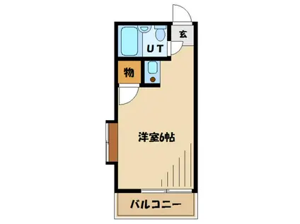 ブリリアン・メゾン・オノ(ワンルーム/5階)の間取り写真