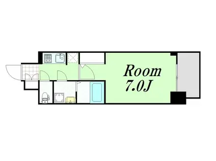 サムティ姫島FELICETO(1K/8階)の間取り写真