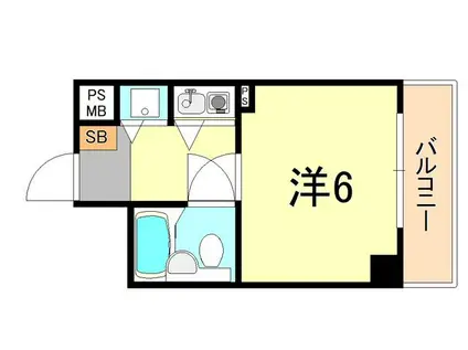 ライオンズマンション大倉山公園(ワンルーム/5階)の間取り写真