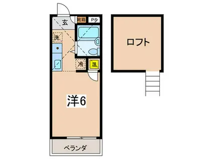 ユーコート鶴ヶ峰ウエスト(ワンルーム/3階)の間取り写真