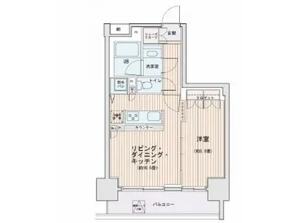 エスティメゾン錦糸町2エスティメゾン錦糸町II(1LDK/13階)の間取り写真