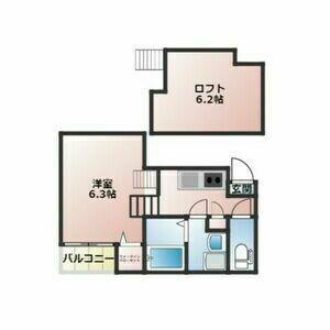 アルテミス新栄(1K/2階)の間取り写真