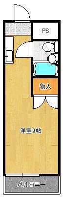 サンアベニュー(ワンルーム/5階)の間取り写真