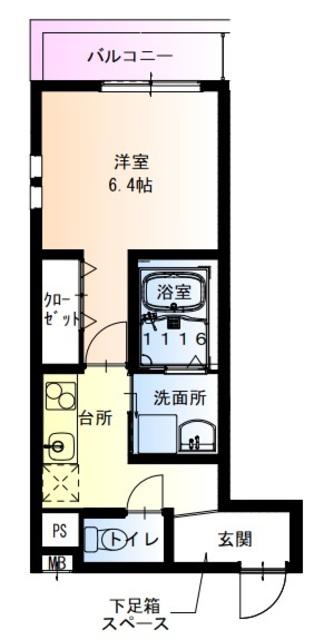 フジパレス東三国Ⅵ番館(1K/3階)の間取り写真