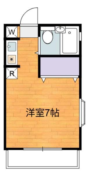 メゾングレース(ワンルーム/2階)の間取り写真