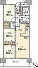 リコット三河安城南町(3LDK/6階)の間取り写真