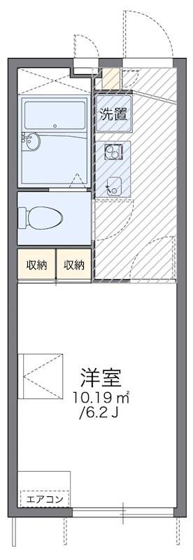 レオパレス戸塚吉田町(1K/1階)の間取り写真