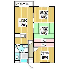 Jステージ日の出(3LDK/5階)の間取り写真