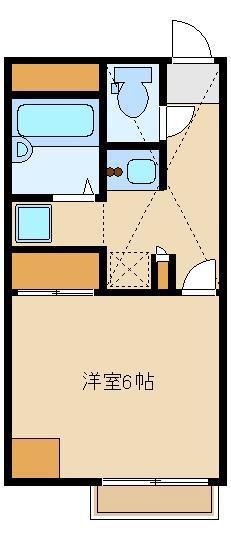 コーポSIMBA(1K/2階)の間取り写真