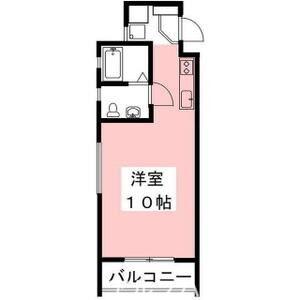 UD翔南鶉(ワンルーム/2階)の間取り写真