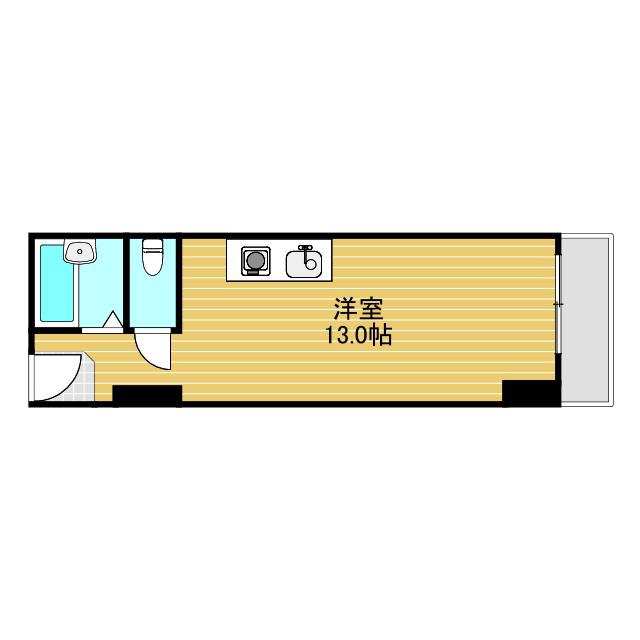 フルーレ新大阪ビル(ワンルーム/3階)の間取り写真