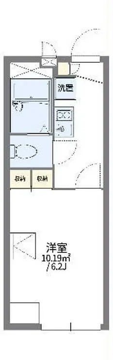 レオパレスマグノーリア 2階階 間取り