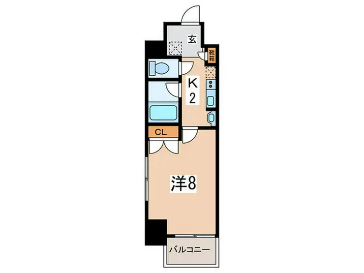 ミラダリッジ 12階階 間取り