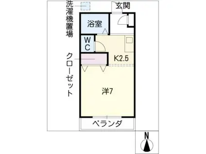 池田ビル(1K/3階)の間取り写真