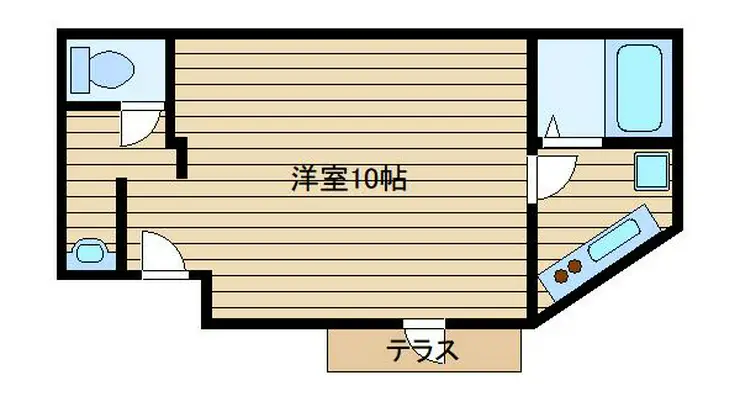 オーク花小金井 1階階 間取り