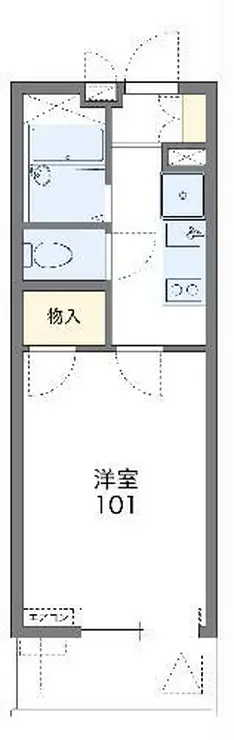 レオパレス桜 4階階 間取り