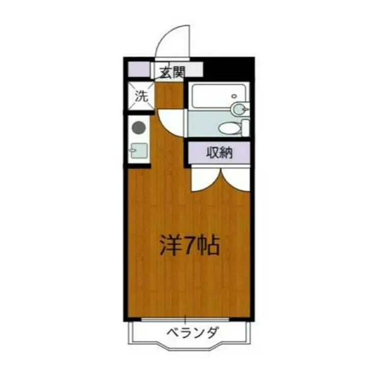 ホープ調布 1階階 間取り