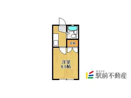 メゾン森永(1K/1階)の間取り写真