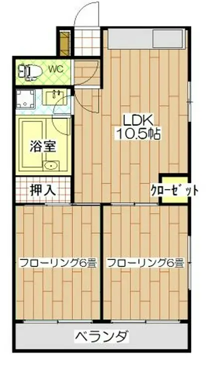 グランドール東寺尾 4階階 間取り
