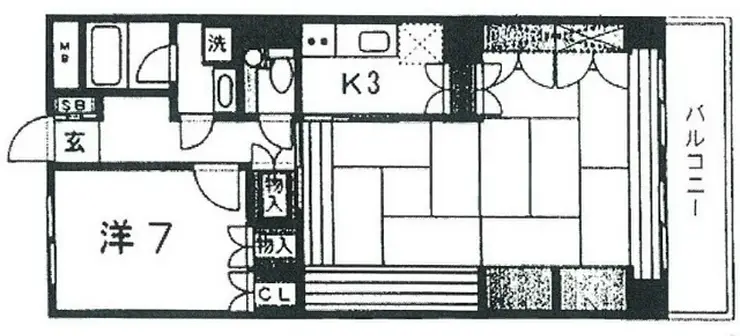 メゾンサンシャイン 11階階 間取り