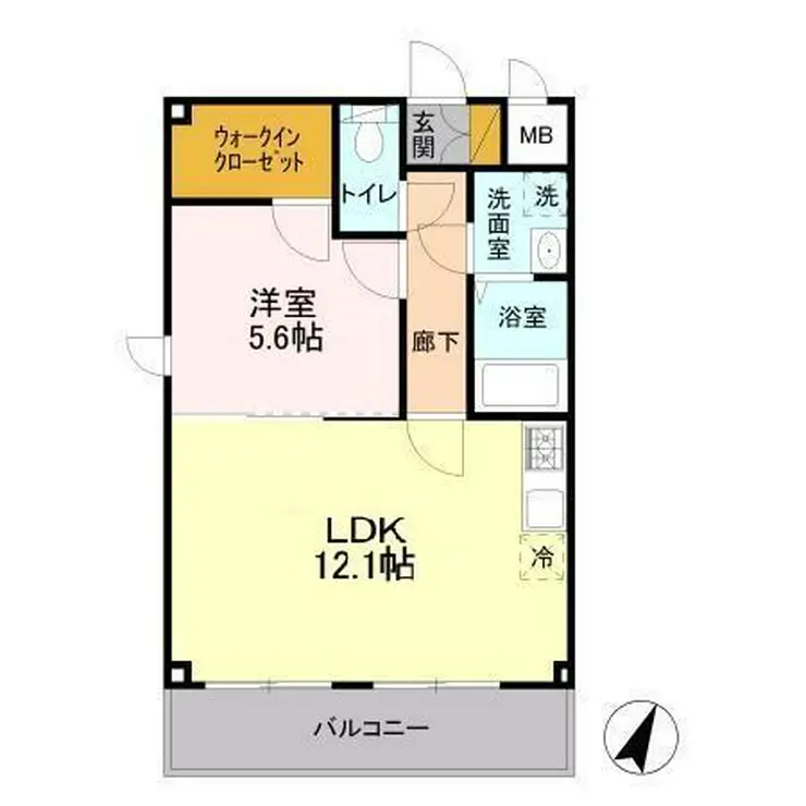 ファーストクライム 3階階 間取り