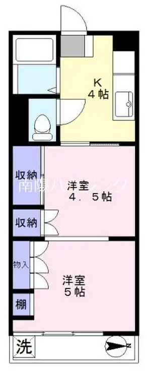 ハイツ下高井戸 5階階 間取り