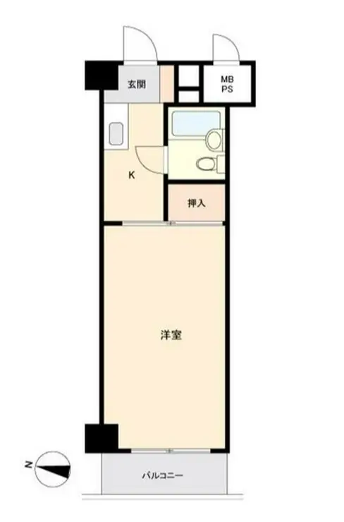 新宿セントビラ永谷 8階階 間取り
