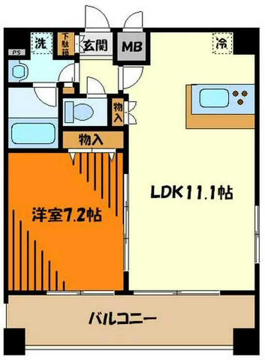 フェニックス八王子弐番館 7階階 間取り