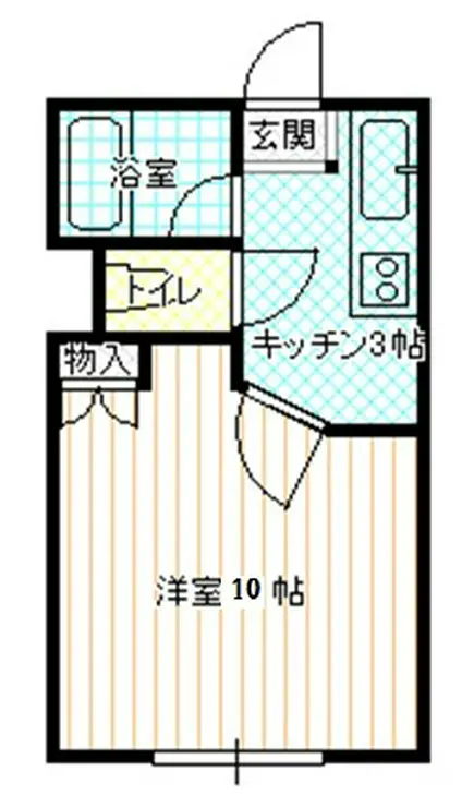 バルパレーアトリエII 2階階 間取り