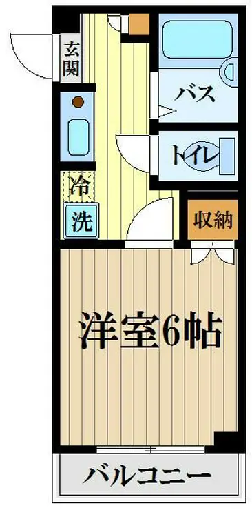 コンフォート東元町 3階階 間取り