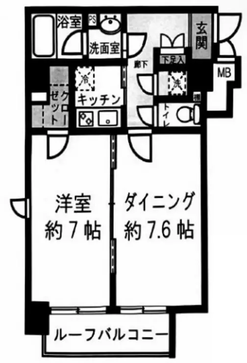 パレステュディオ浜松町 4階階 間取り