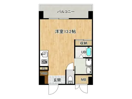 Y´S STATION(ワンルーム/5階)の間取り写真