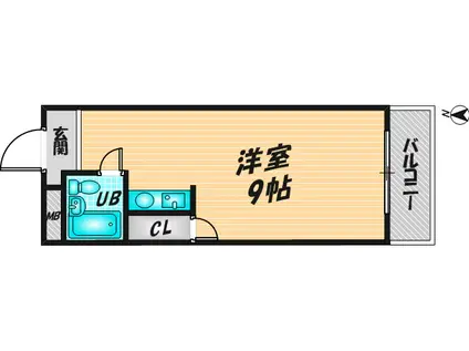 シートンすみだ(ワンルーム/4階)の間取り写真