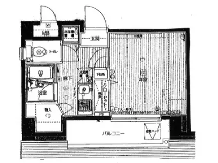 サンテミリオン大手町北(1K/7階)の間取り写真