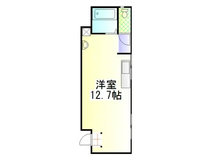 CASAGLORIA(ワンルーム/2階)の間取り写真