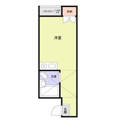 GAP桜丘(ワンルーム/3階)の間取り写真