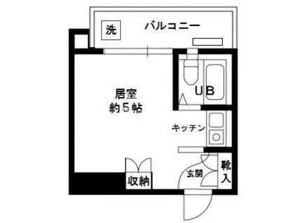 ジョイフル西荻窪二番館(1K/2階)の間取り写真
