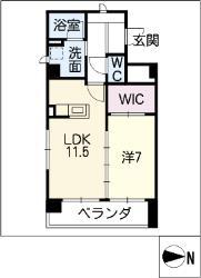 メゾン・ド・山手(1LDK/2階)の間取り写真