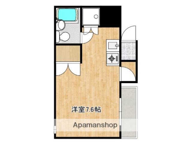ベルトピア中央林間(1K/3階)の間取り写真