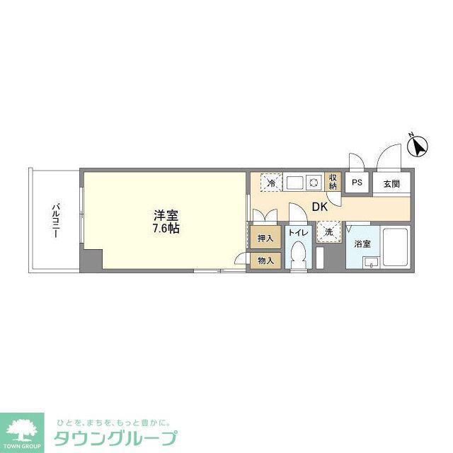 グランデュール本郷(1K/5階)の間取り写真