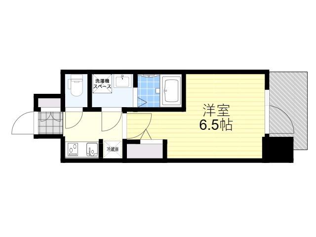 S-RESIDENCE城東SEVER(1K/2階)の間取り写真