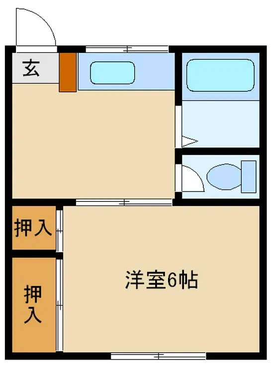 ふらわーはうす 1階階 間取り
